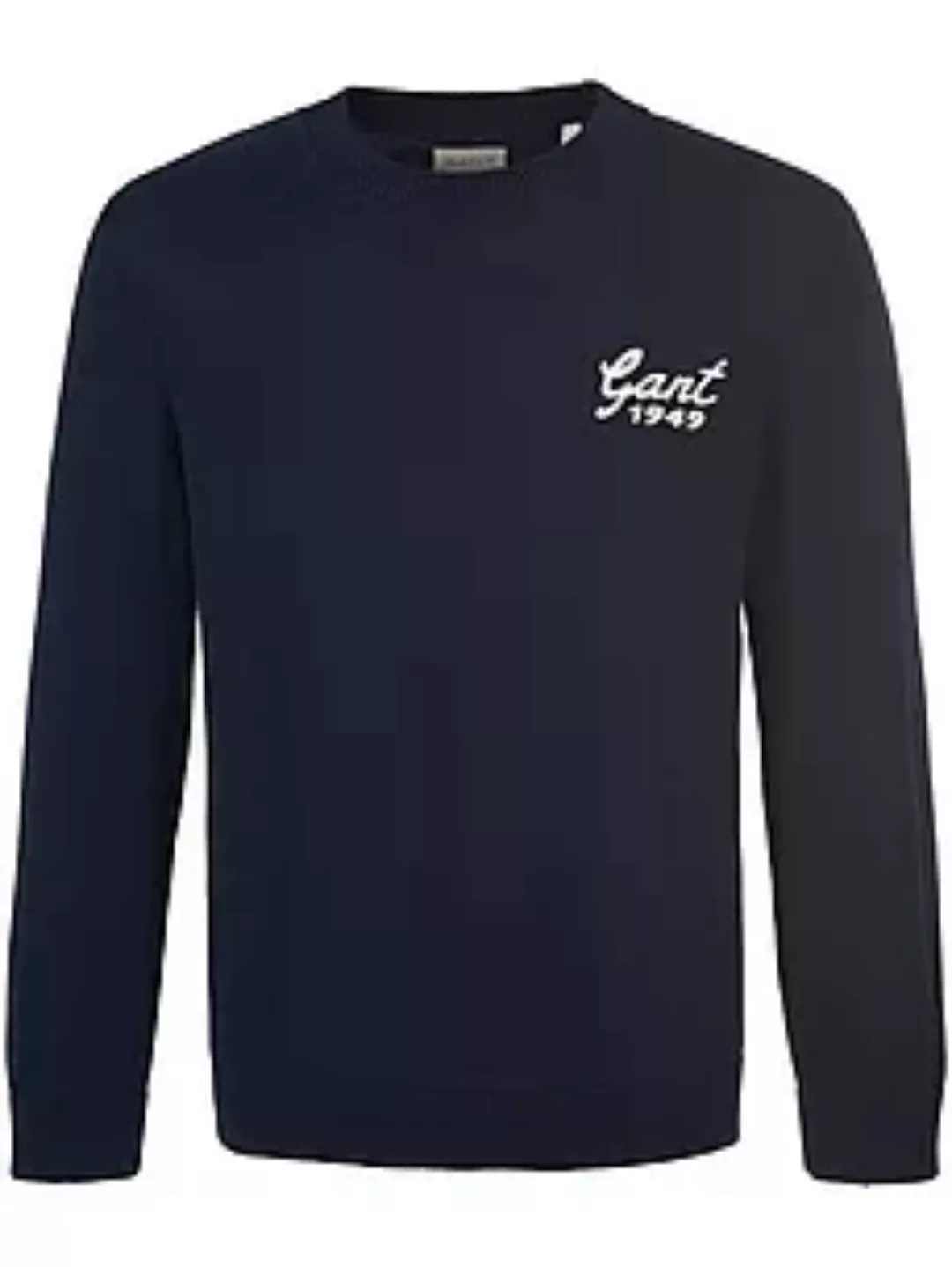 Rundhals-Pullover GANT blau günstig online kaufen