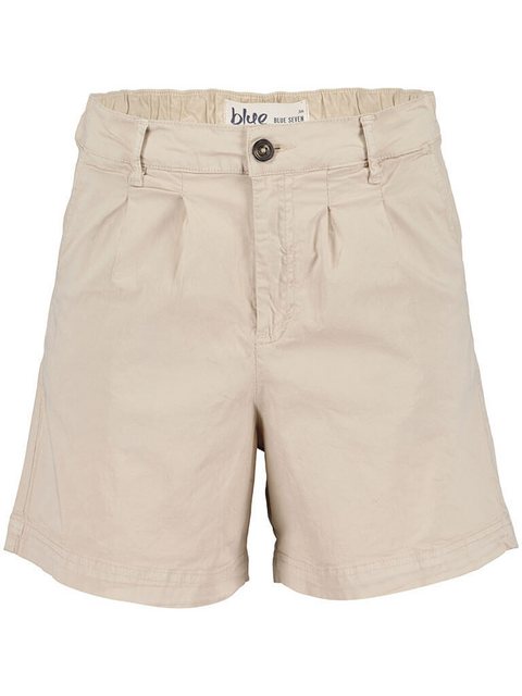 Blue Seven Bermudas Damen Shorts mit Knopf und Reißverschluss - Unifarbene günstig online kaufen