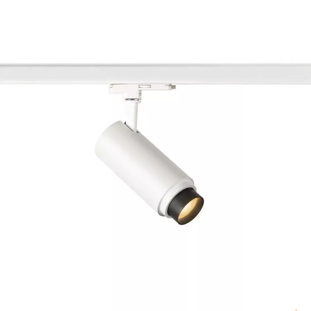 LED 3 Phasen Spot Numinos Zoom in Weiß und Schwarz 20W 1650lm 2700K DALI günstig online kaufen