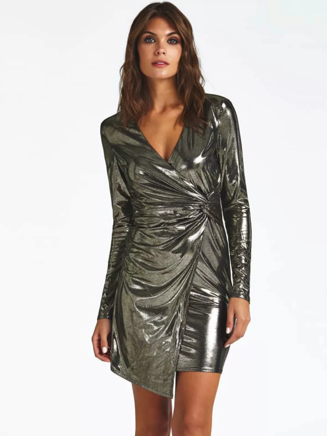 Kleid Metallic-Optik günstig online kaufen