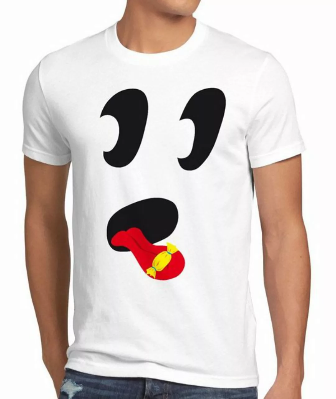 style3 Print-Shirt Herren T-Shirt Süßer Geist Halloween Fasching Kostüm Ges günstig online kaufen