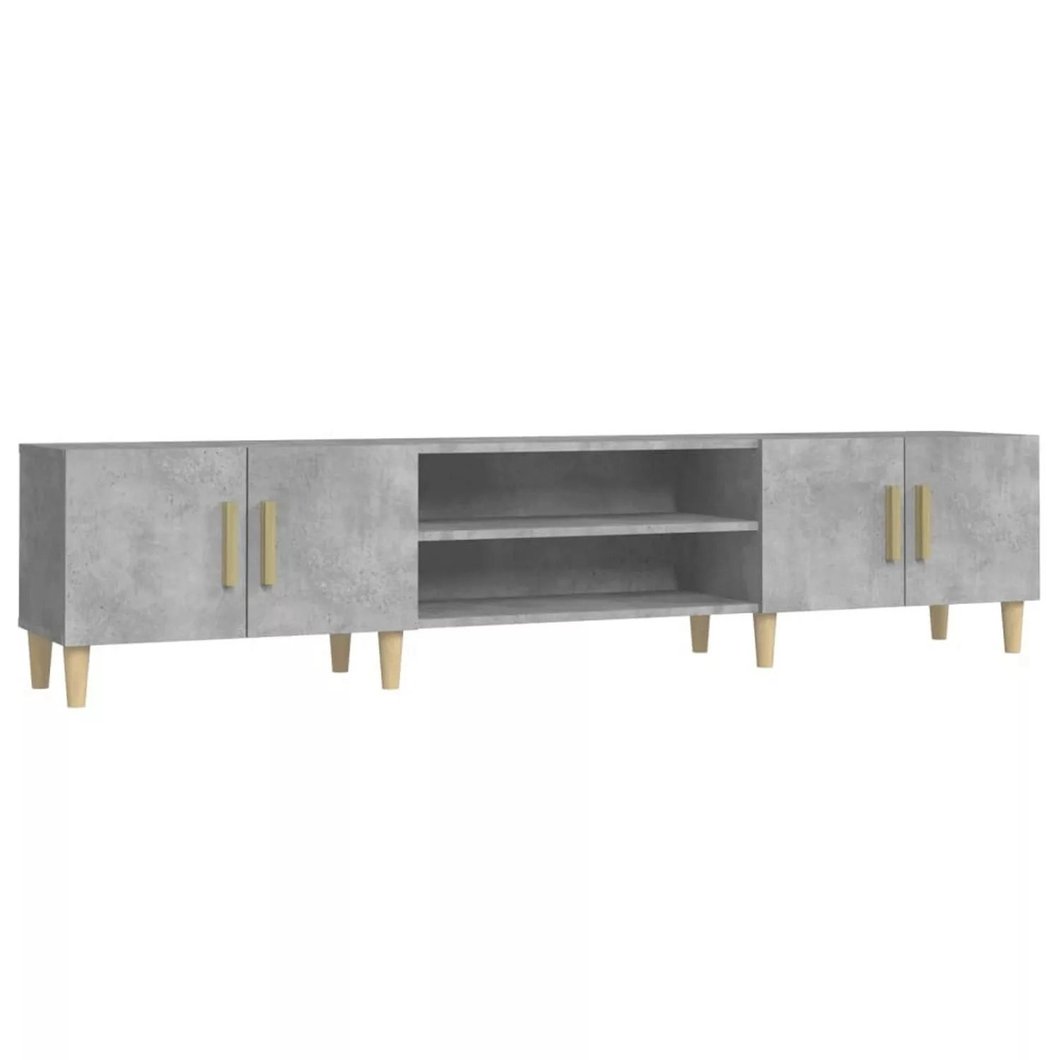 Vidaxl Tv-schrank Betongrau 180x31,5x40 Cm Holzwerkstoff günstig online kaufen
