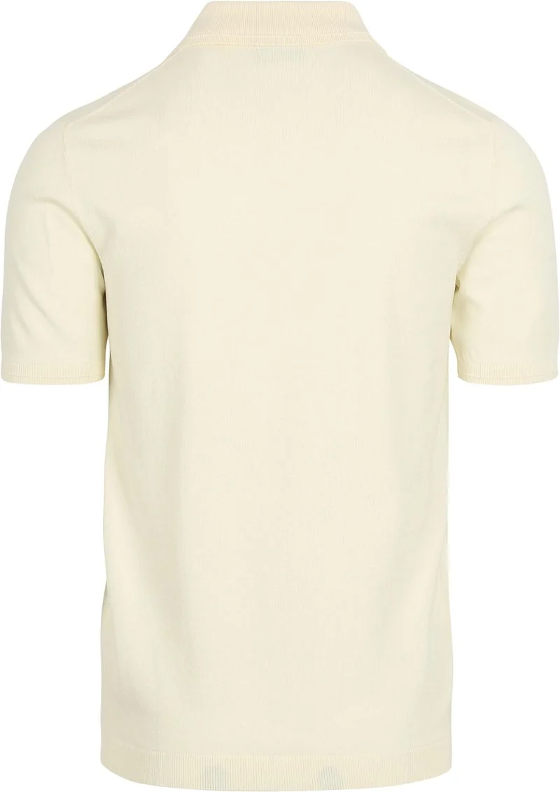 No Excess Half Zip Poloshirt Off White - Größe XXL günstig online kaufen