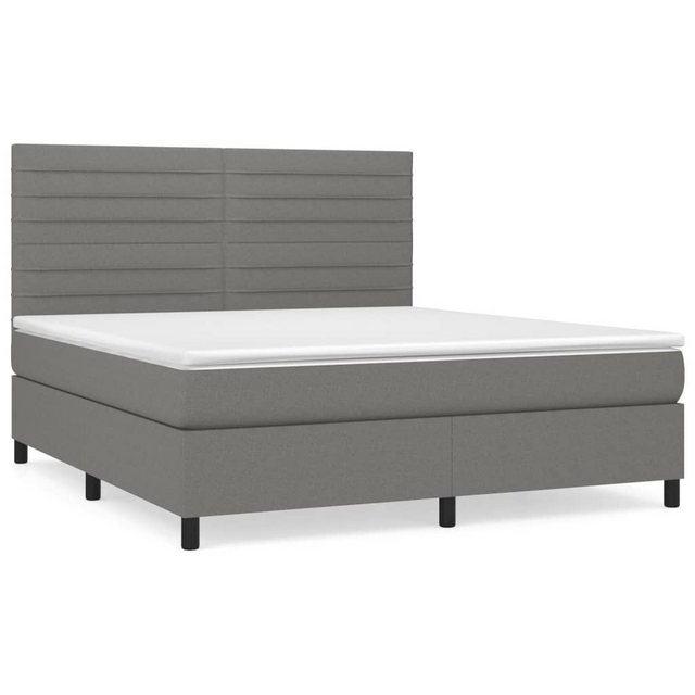 vidaXL Boxspringbett Bett Boxspringbett mit Matratze Stoff (160 x 200 cm, D günstig online kaufen