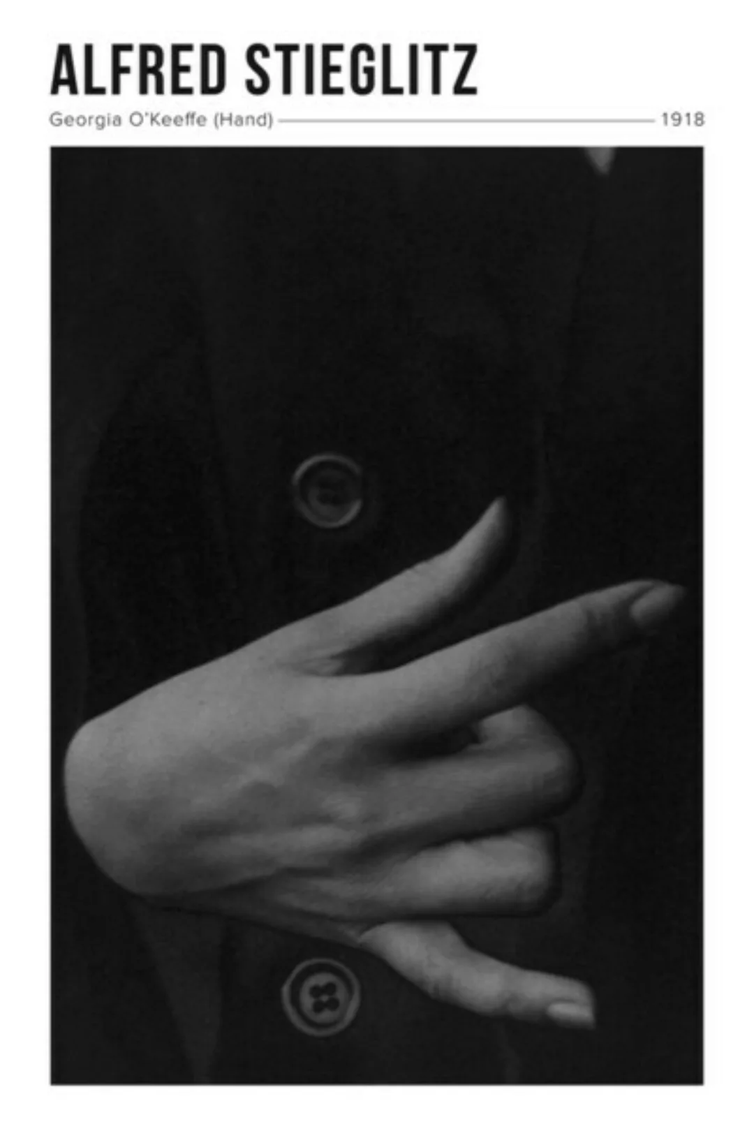 Poster / Leinwandbild - Alfred Stieglitz: Georgia O’Keeffe 2 - Ausstellung. günstig online kaufen