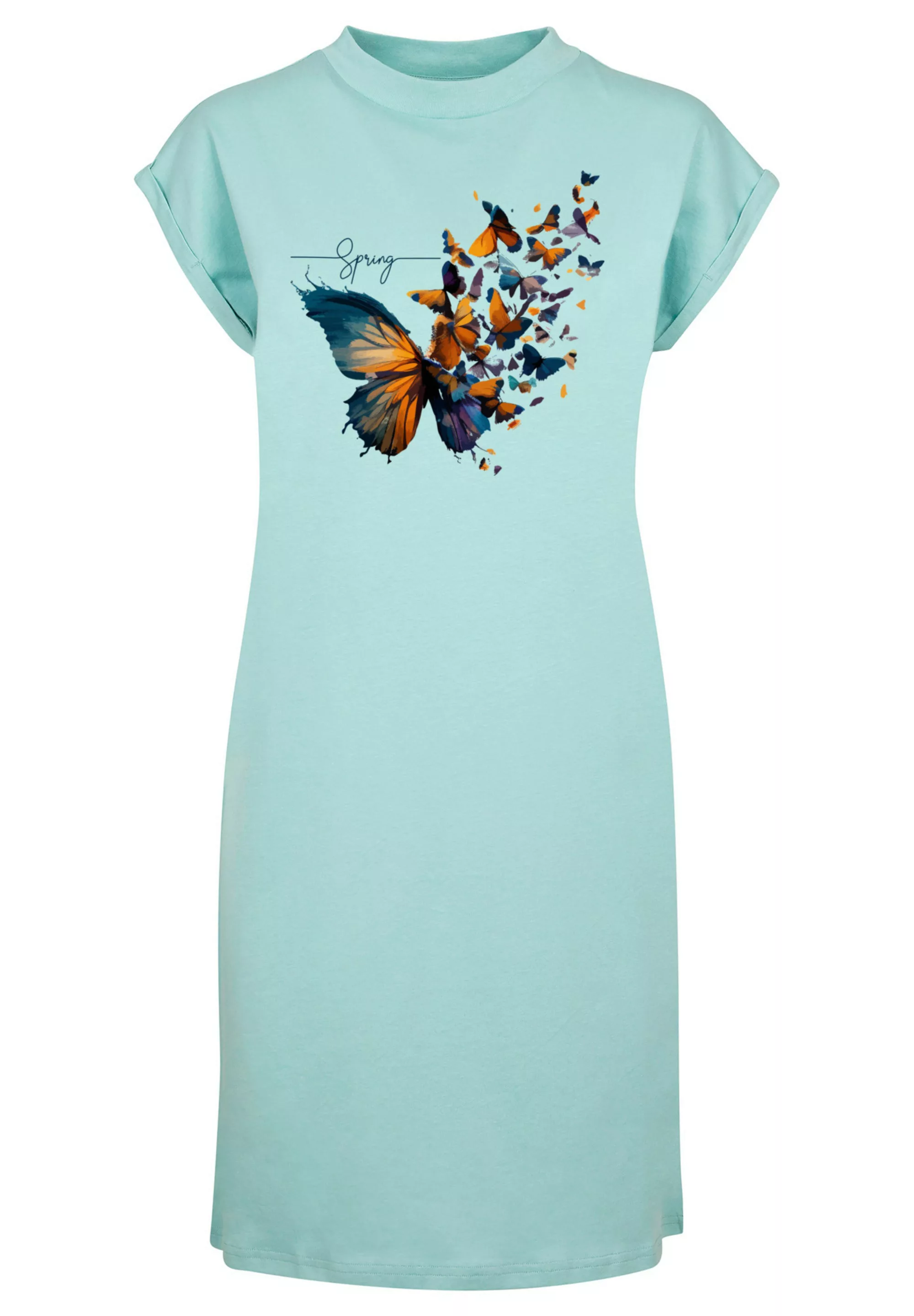 F4NT4STIC Shirtkleid "Schmetterling Frühling", Print günstig online kaufen