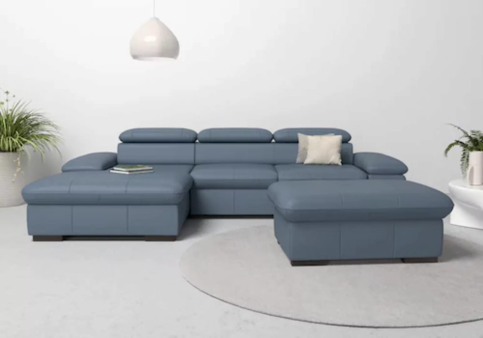 Home affaire Ecksofa »Alberto L-Form«, mit Kopfteilverstellung, wahlweise m günstig online kaufen