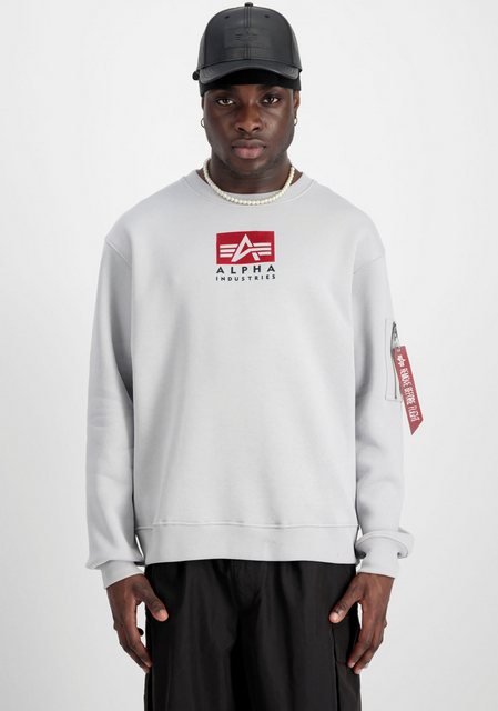 Alpha Industries Sweatshirt "Satin Logo Sweater" günstig online kaufen