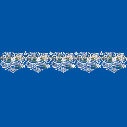 W. Reuter & Sohn - Plauener Spitze® Scheibengardine »Winter«, (1 St.), Made günstig online kaufen