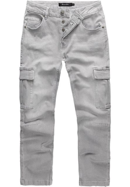 Amaci&Sons Straight-Jeans MIAMI Regular Slim Cargo Jeans günstig online kaufen