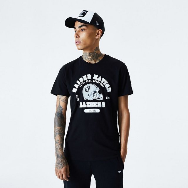 New Era Print-Shirt New Era NFL LAS VEGAS RAIDERS Helmet and Wordmark Tee T günstig online kaufen