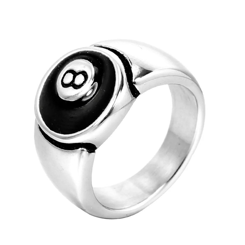 Taffstyle Fingerring 8 Ball Rocker Biker günstig online kaufen