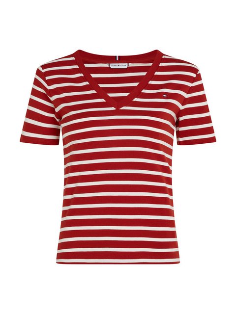 Tommy Hilfiger T-Shirt mit Logostickerei günstig online kaufen