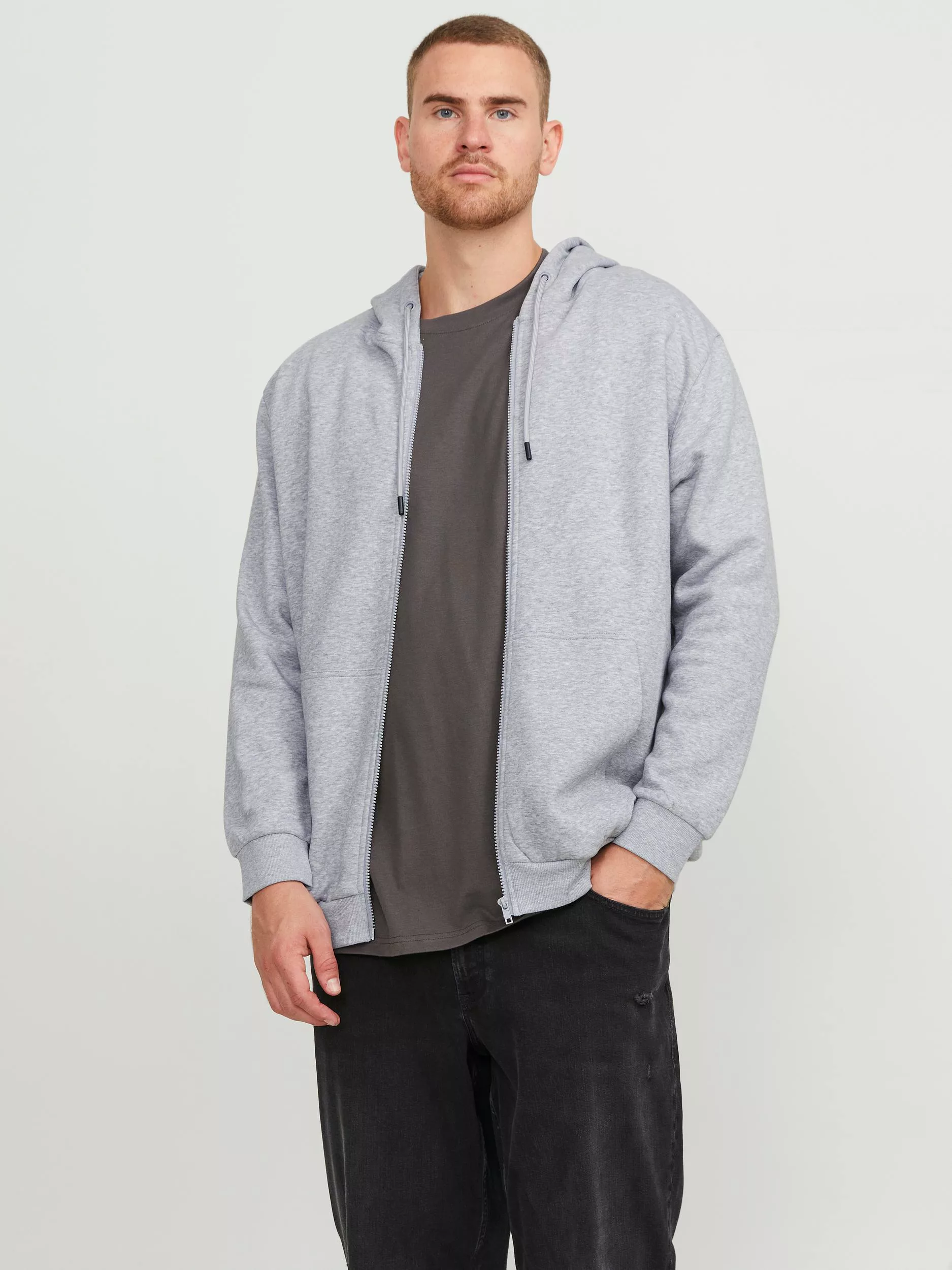 Jack & Jones PlusSize Kapuzensweatjacke "JJEBRADLEY SWEAT ZIP HOOD NOOS PLS günstig online kaufen