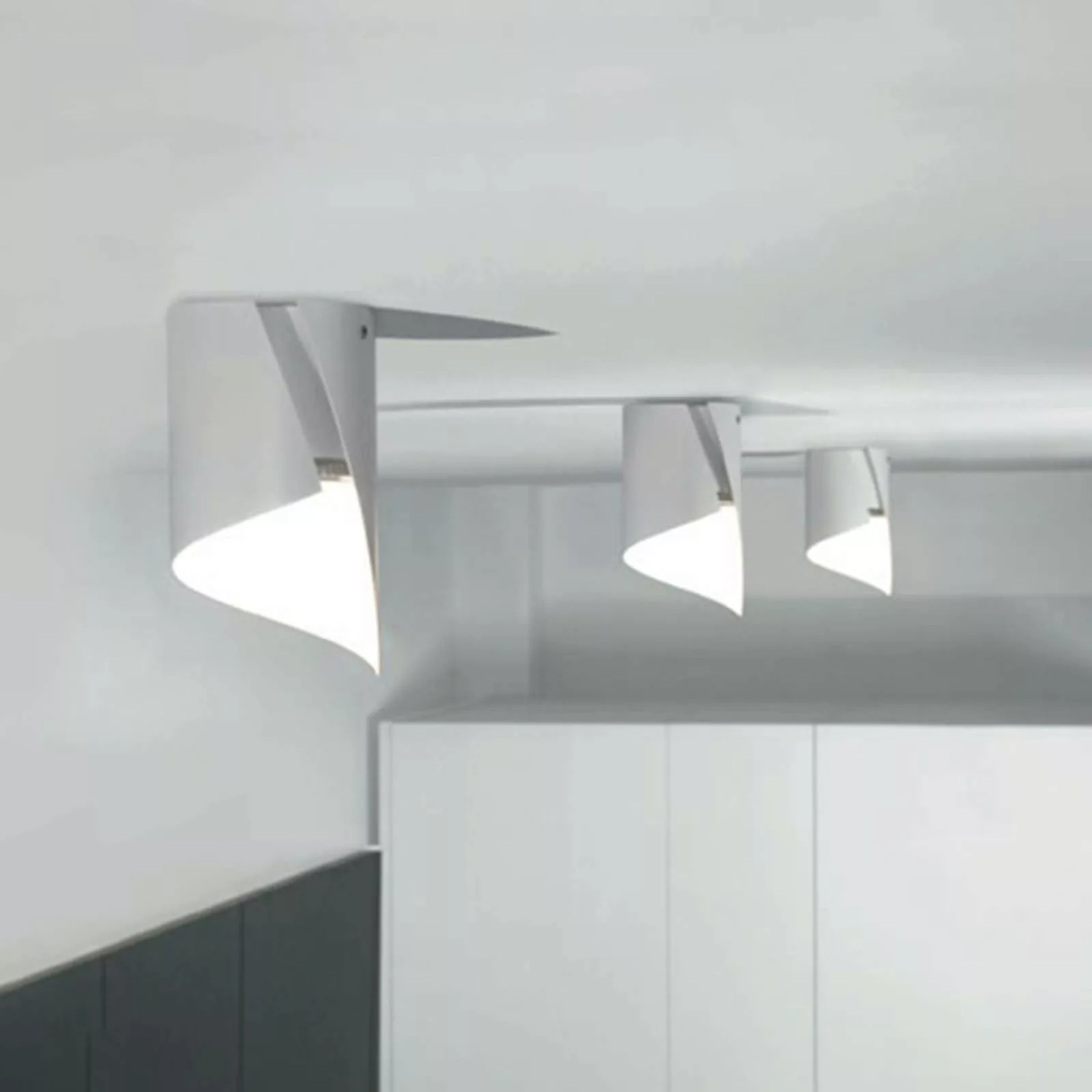 Knikerboker Hué LED-Deckenleuchte 12x21cm weiß günstig online kaufen