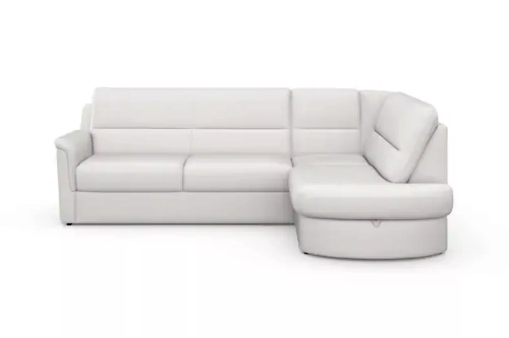 sit&more Ecksofa »Panini L-Form«, wahlweise mit Bettfunktion und Bettkasten günstig online kaufen