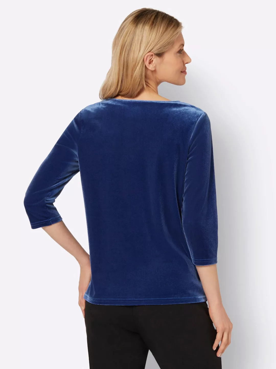 Classic Basics 3/4-Arm-Shirt "Samtshirt", (1 tlg.) günstig online kaufen