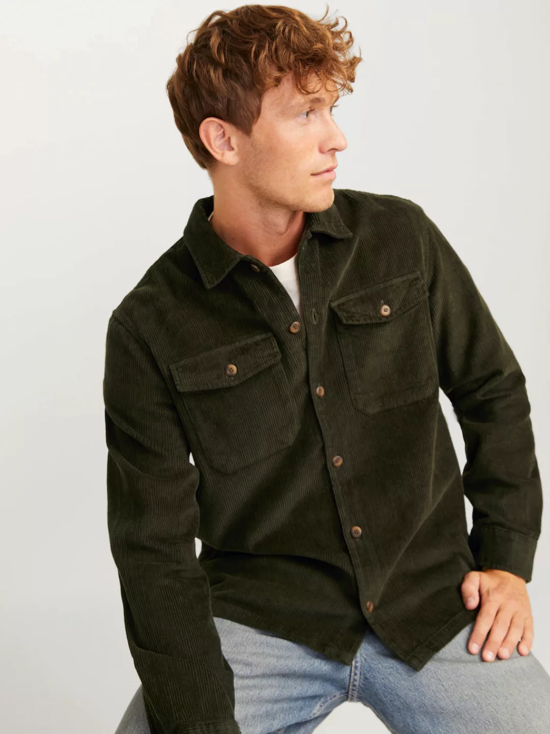 Jack & Jones Langarmhemd JJEEDDIE CORDUROY OVERSHIRT LS SN günstig online kaufen