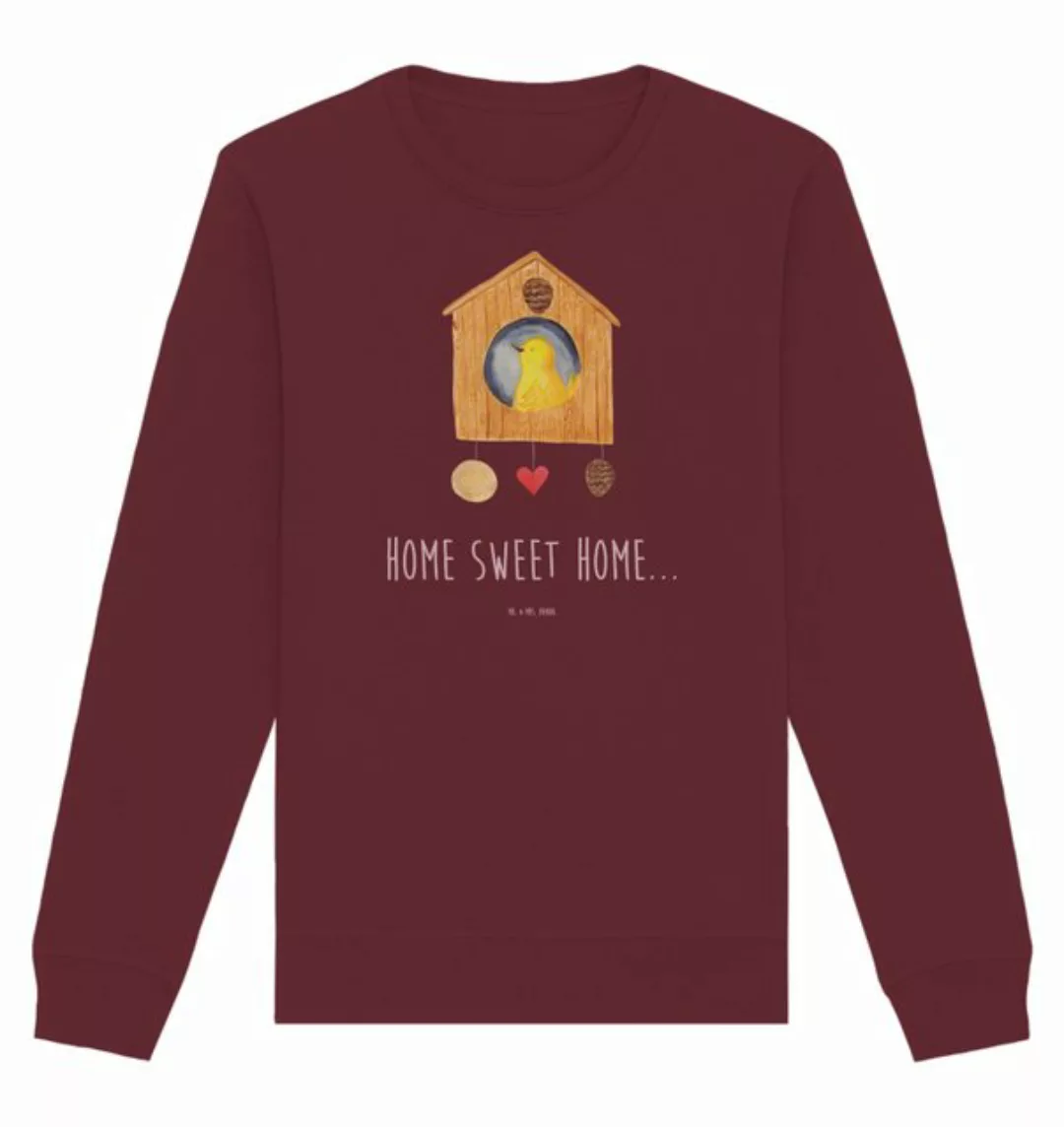 Mr. & Mrs. Panda Longpullover Größe XL Vogelhaus Home - Burgundy - Geschenk günstig online kaufen