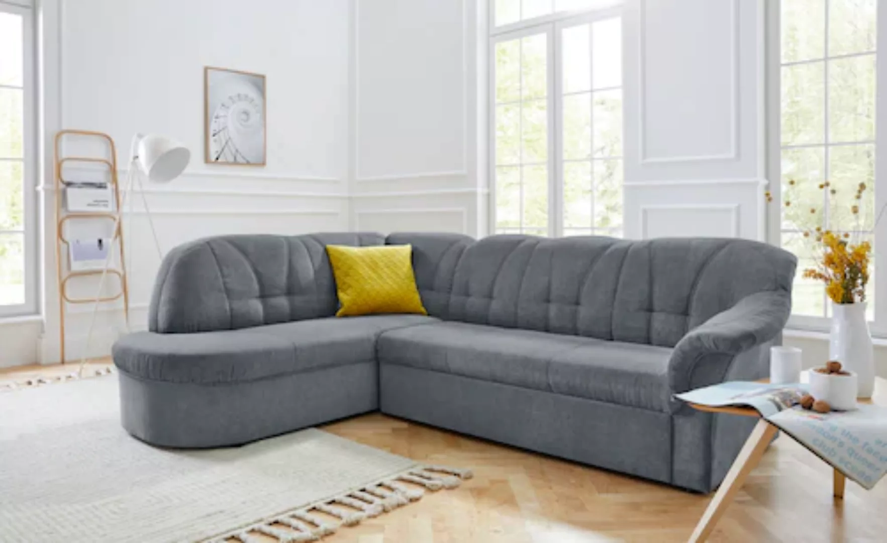 DOMO collection Ecksofa "Papenburg B/T/H: 242/190/84 cm L-Form", wahlweise günstig online kaufen