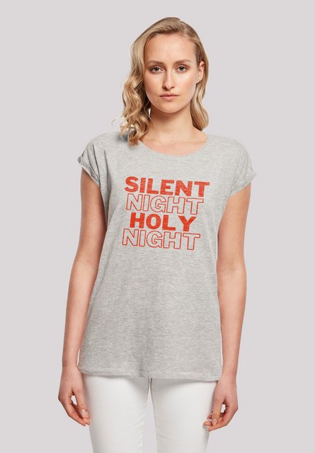 F4NT4STIC T-Shirt "Silent Night Holy Night Weihnachten", Print günstig online kaufen