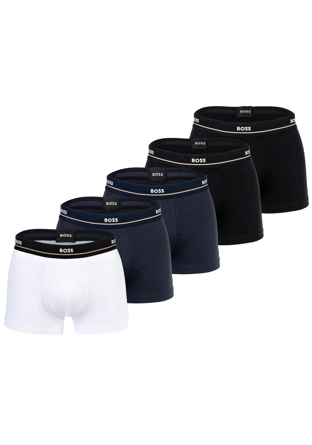 BOSS Boxershorts "Boxershort Trunk 5P Essential 5er Pack" günstig online kaufen