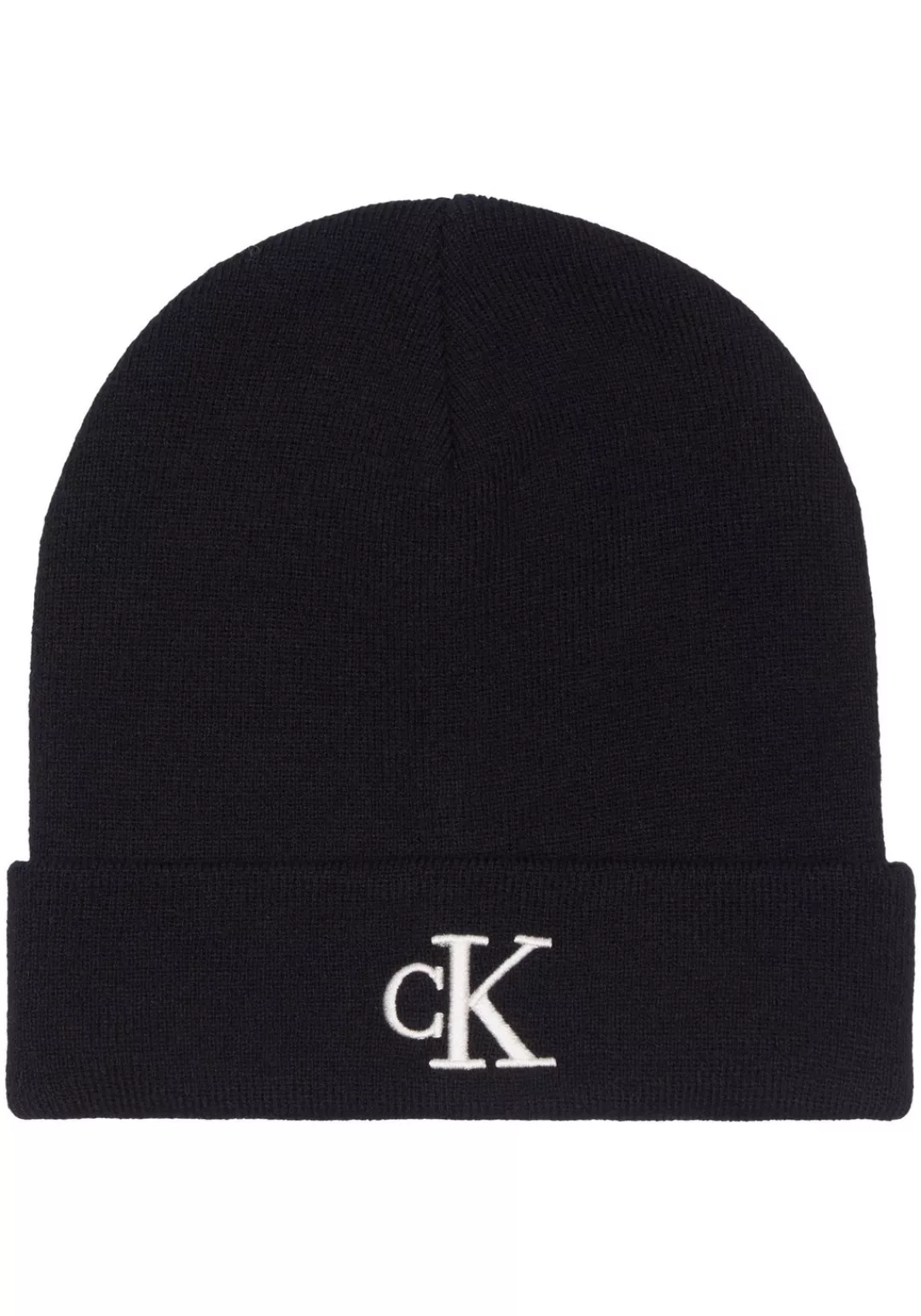 Calvin Klein Jeans Beanie "MONOGRAM EMBRO BEANIE", mit Calvin Klein Jeans S günstig online kaufen