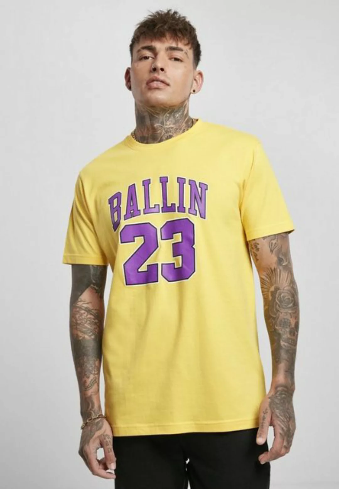 MisterTee Kurzarmshirt MisterTee Herren Ballin 23 Tee (1-tlg) günstig online kaufen