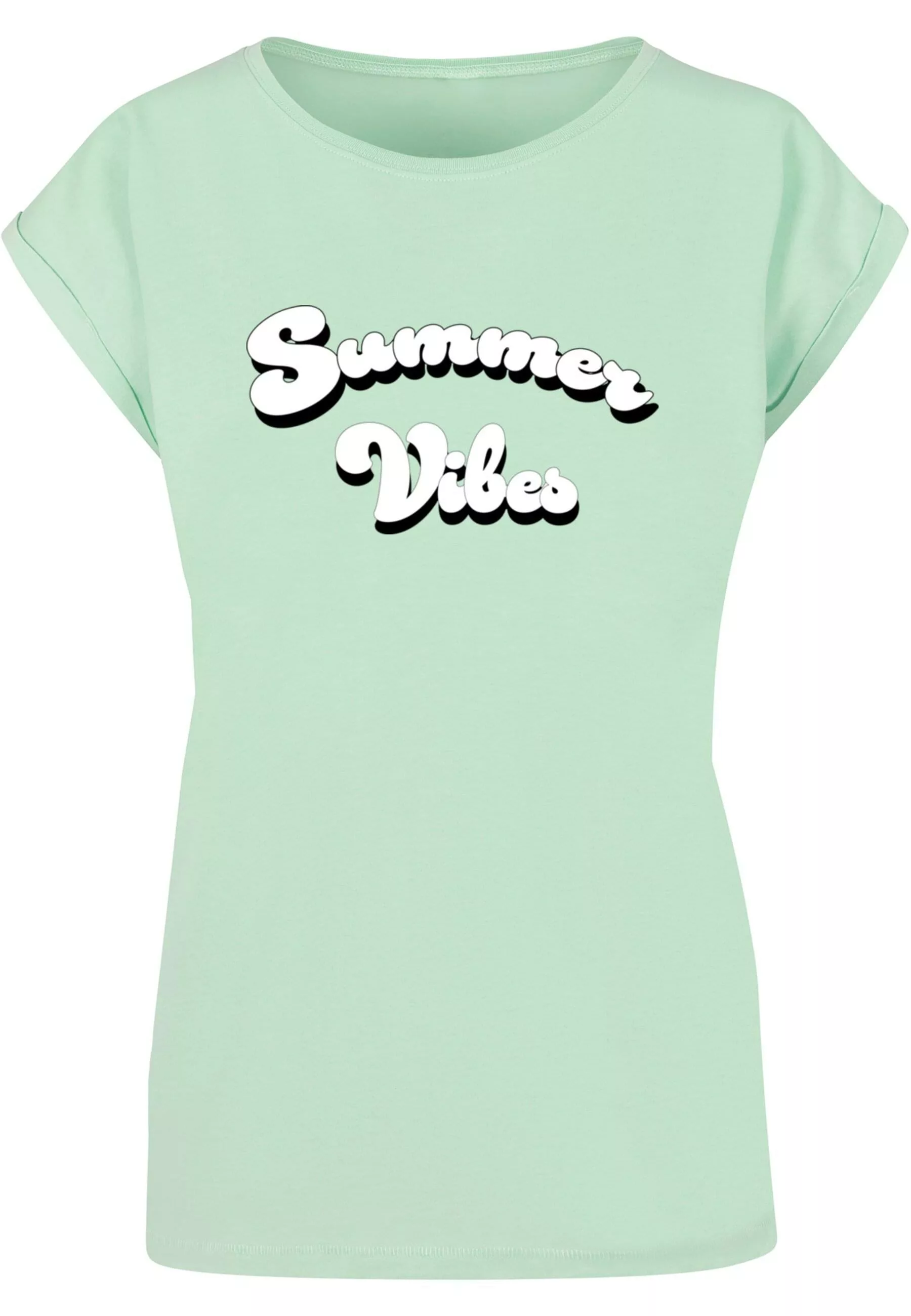 Merchcode T-Shirt "Merchcode Damen Ladies Summer Vibes Extended Shoulder Te günstig online kaufen