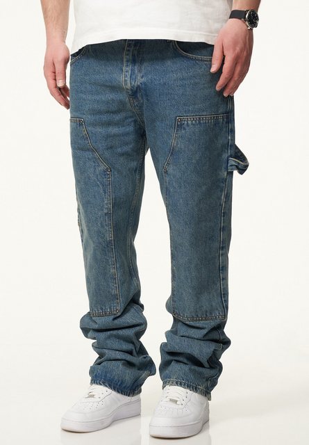 DAILY COTTON Straight-Jeans DCPONTON Herren Lange Carpenter Hose Jeans Stra günstig online kaufen