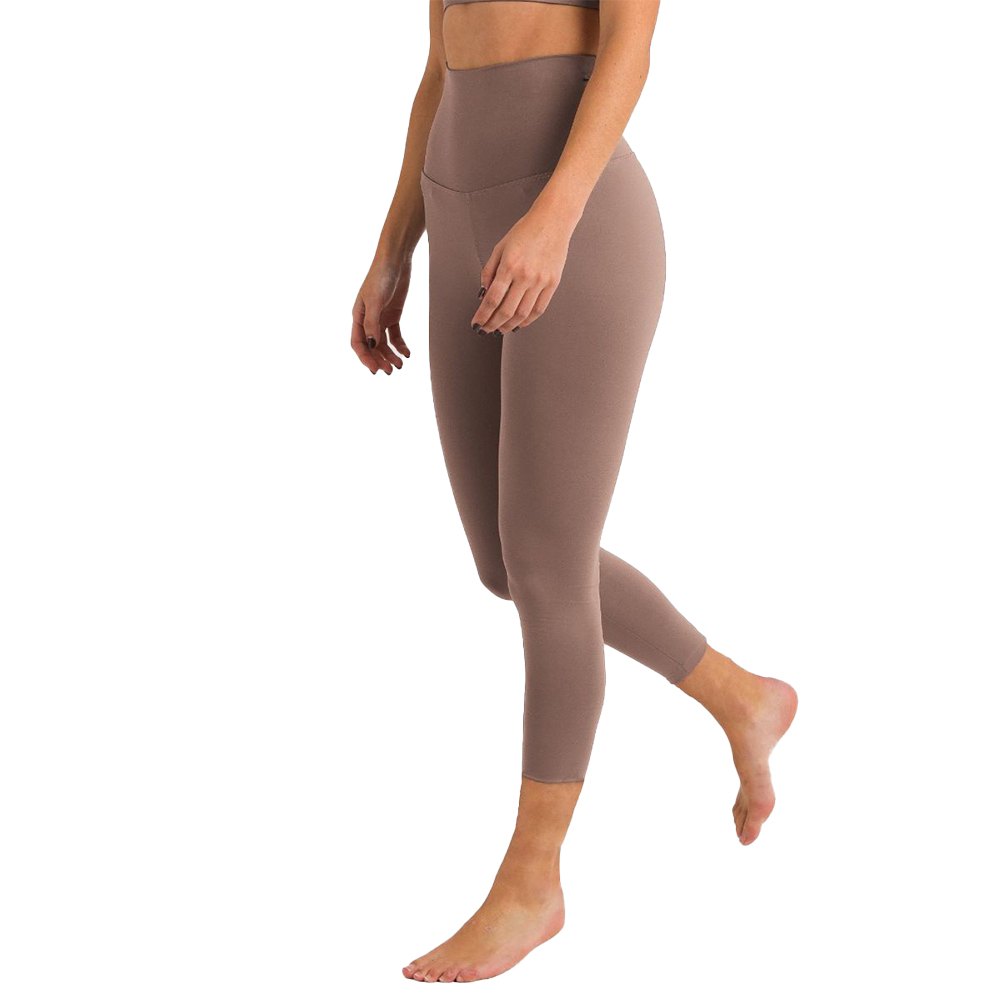 AqÜe Apparel Comfort 7/8 Leggings Mit Hoher Taille XL Camel günstig online kaufen