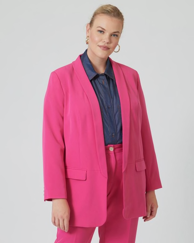 curvy me Blazer mit langen Revers günstig online kaufen