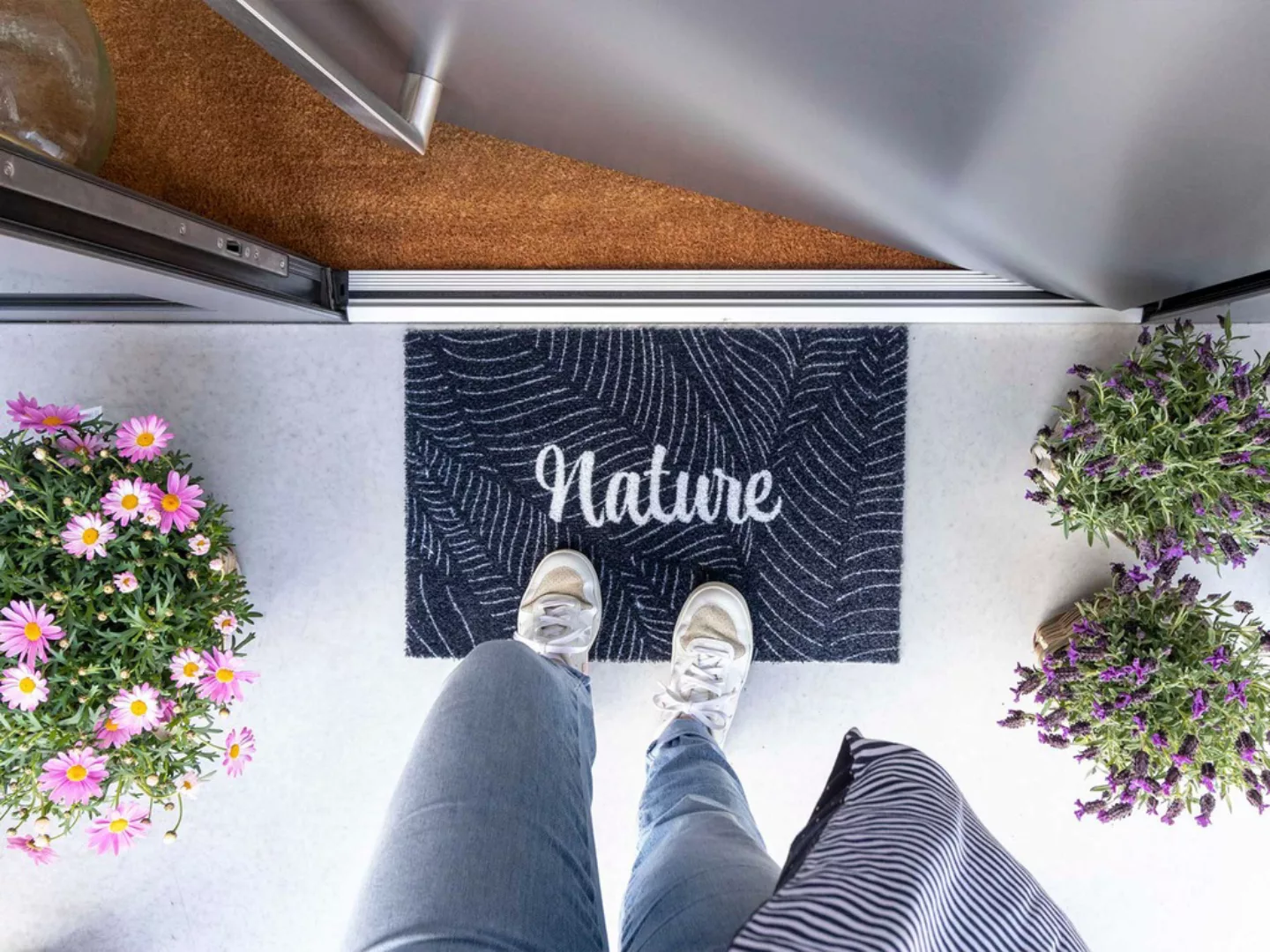 Primaflor-Ideen in Textil Fußmatte »Schmutzfangmatte COUNTRY, Nature«, rech günstig online kaufen