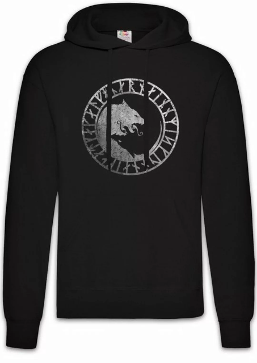 Urban Backwoods Hoodie Geri And Freki Herren Hoodie Odhins Wölfe Odin Wolve günstig online kaufen