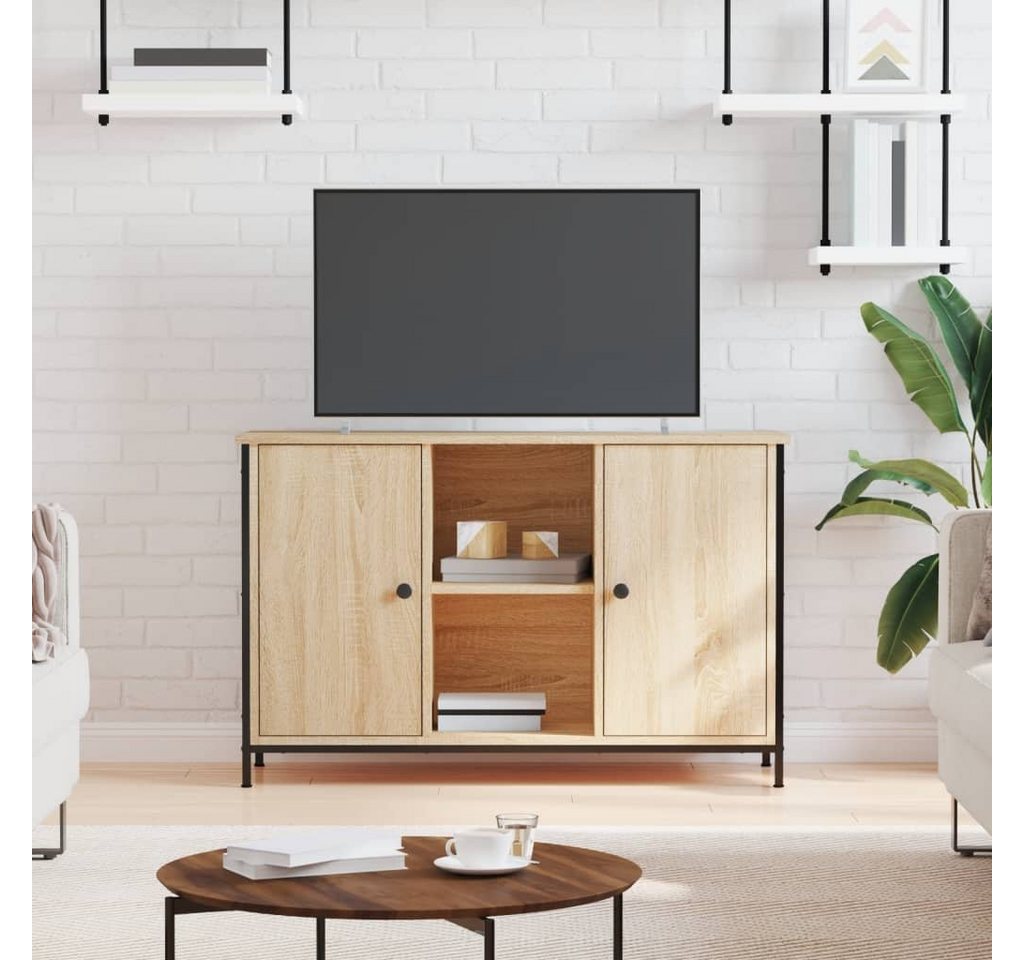 furnicato TV-Schrank Sonoma-Eiche 100x35x65 cm Holzwerkstoff günstig online kaufen