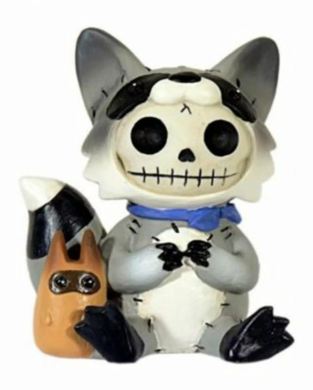 Kleine Raccoon Furrybones Figur - Skelettfigur Sammler von Furrybones Figur günstig online kaufen