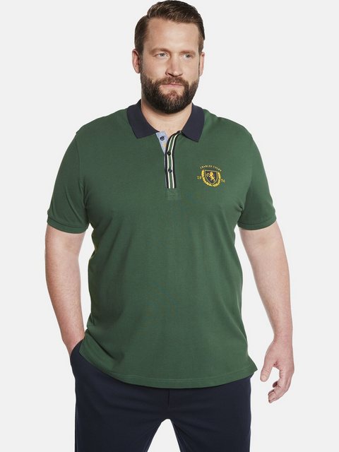 Charles Colby Poloshirt EARL GILES mit Wappen-Print günstig online kaufen