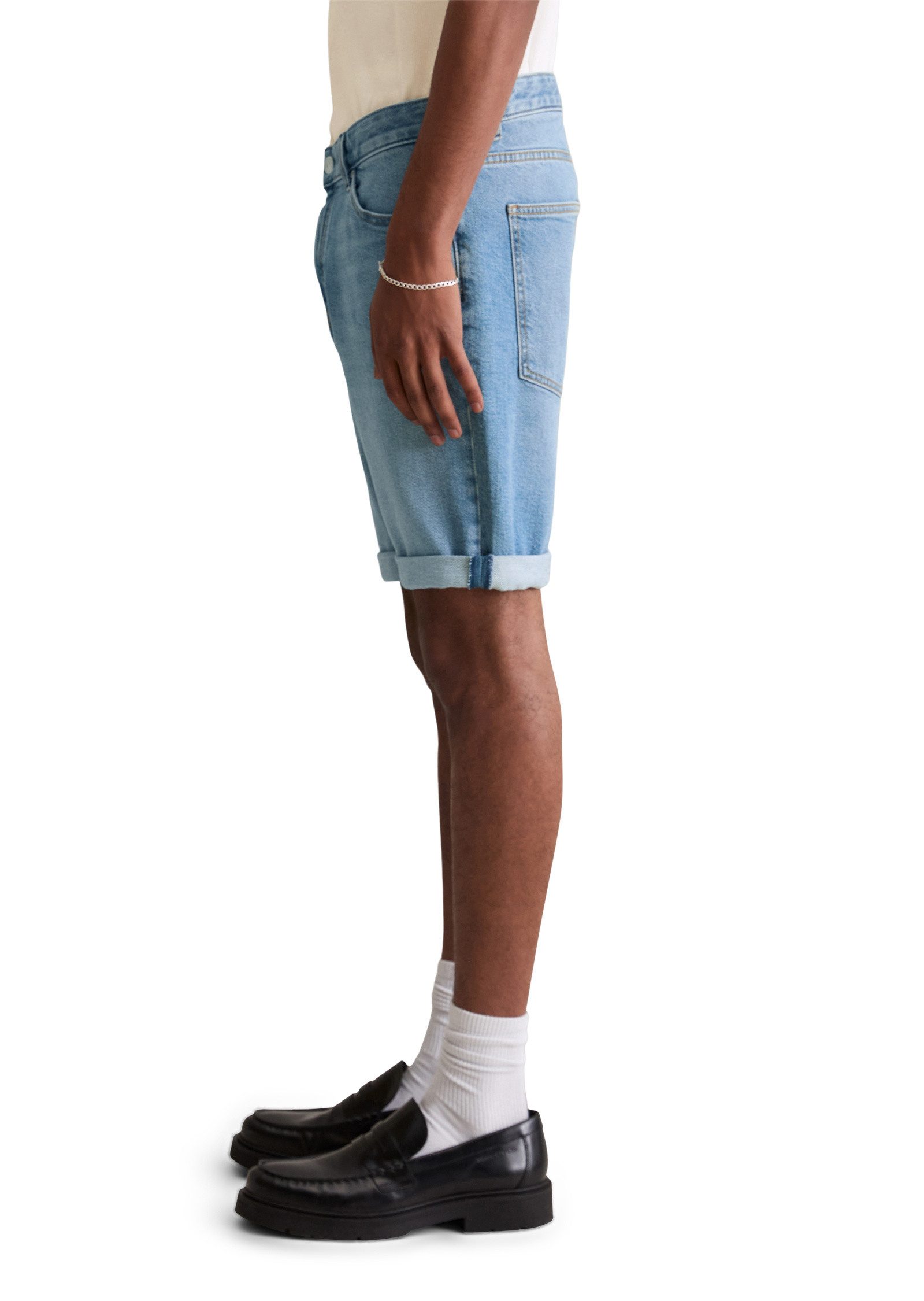 Marc O'Polo DENIM Shorts aus Bio-Baumwoll-Mix günstig online kaufen