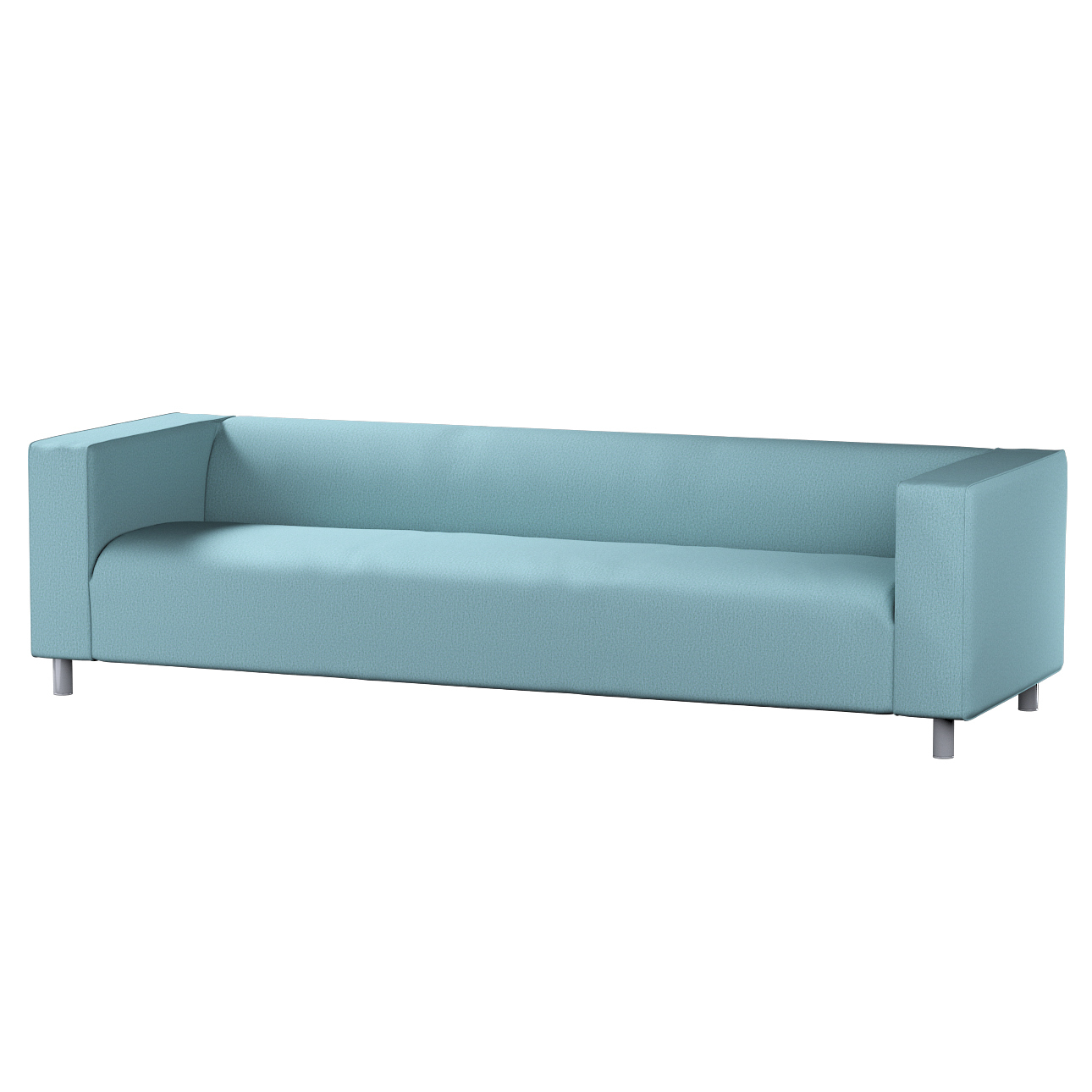Bezug für Klippan 4-Sitzer Sofa, blau, Bezug für Klippan 4-Sitzer, Madrid ( günstig online kaufen