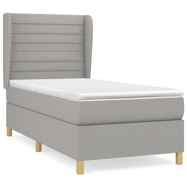 vidaXL Boxspringbett Bett Boxspringbett mit Matratze & Topper Stoff verschi günstig online kaufen