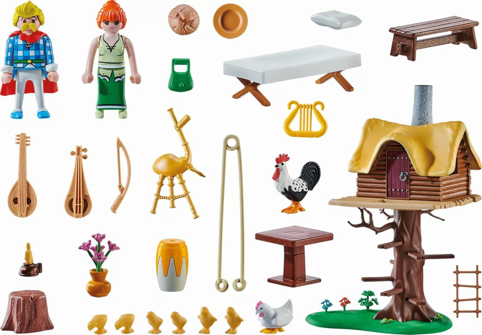 Playmobil® Troubadix mit Baumhaus (71016), Asterix günstig online kaufen