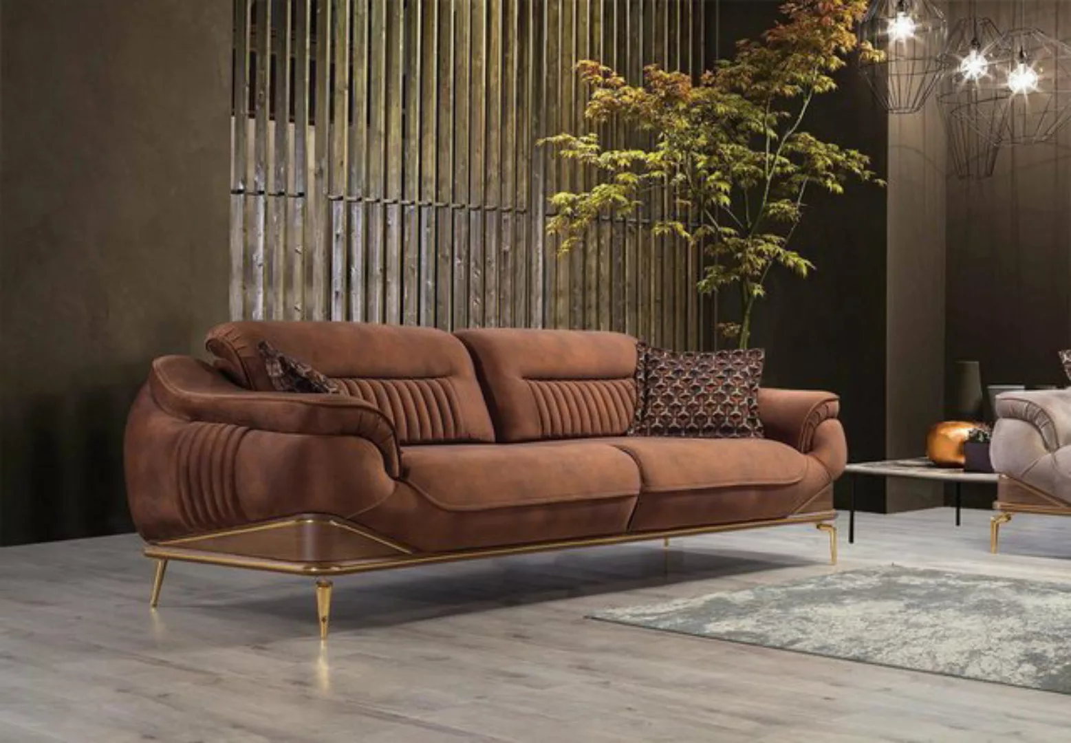 Xlmoebel Sofa Modernes Luxus-Dreisitzer-Sofa für das Wohnzimmer mit zeitgem günstig online kaufen