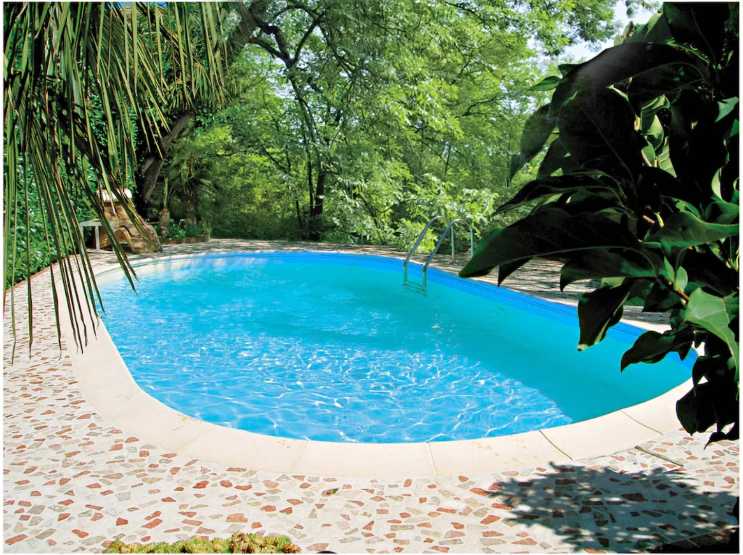 Clear Pool Ovalpool "TAHITI", (Set, 9 tlg.), 623x360x120 cm günstig online kaufen