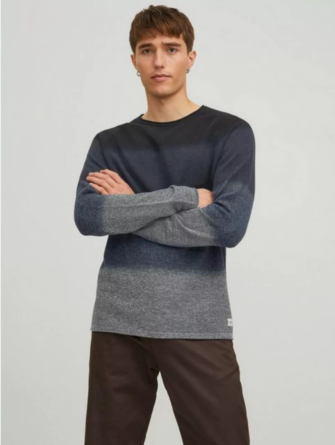 Jack & Jones Herren Sweater Pullover mit Rundhals Ausschnitt JJEHILL günstig online kaufen