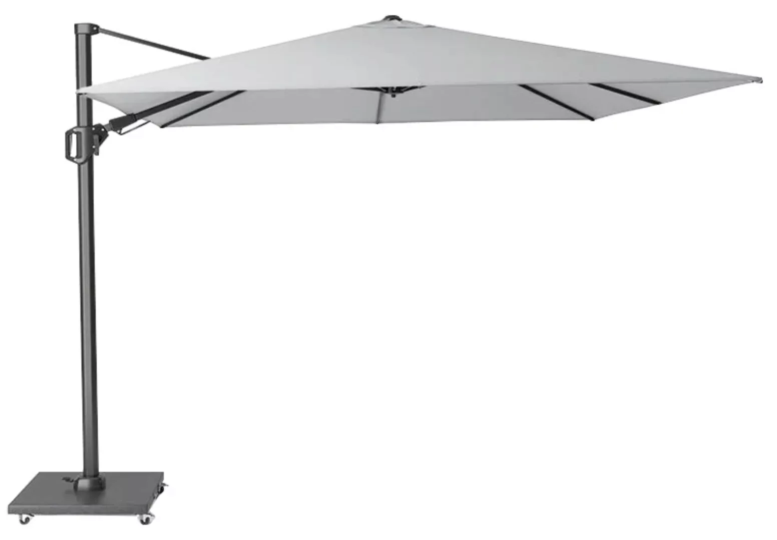 Siena Garden Ampelschirm Ø 350 cm Grün mit Dreh- & Neigungsfunktion günstig online kaufen