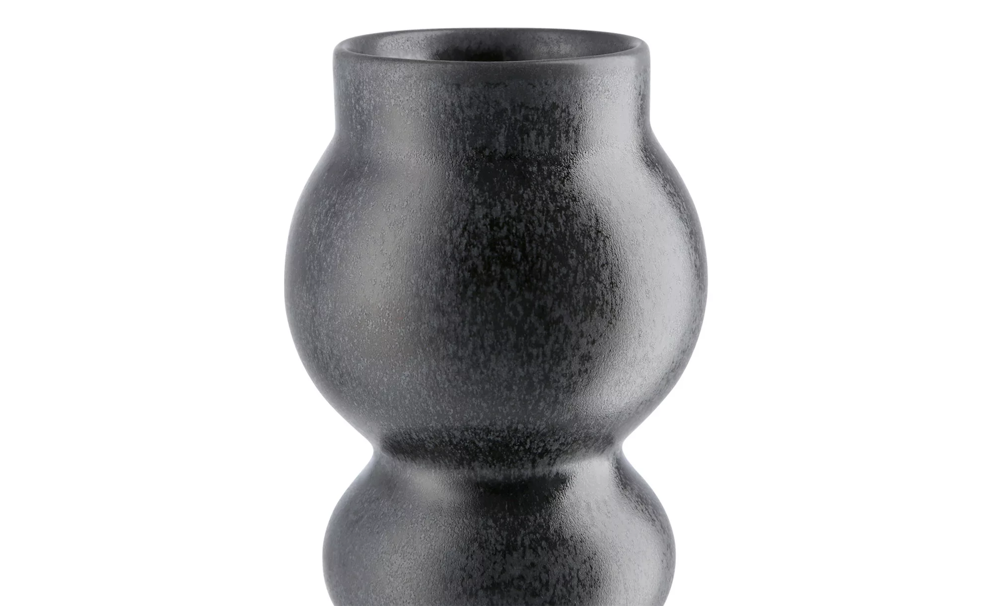 ASA SELECTION Vase ¦ schwarz ¦ Steingut ¦ Maße (cm): H: 19  Ø: 5.5 Accessoi günstig online kaufen