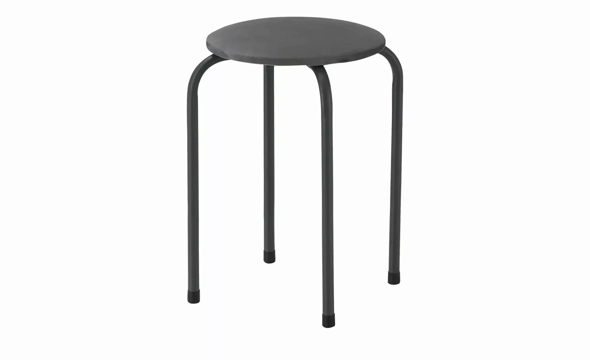 Hocker  stapelbar Giovanni ¦ grau ¦ Maße (cm): B: 30 H: 45 T: 30.0 Polsterm günstig online kaufen