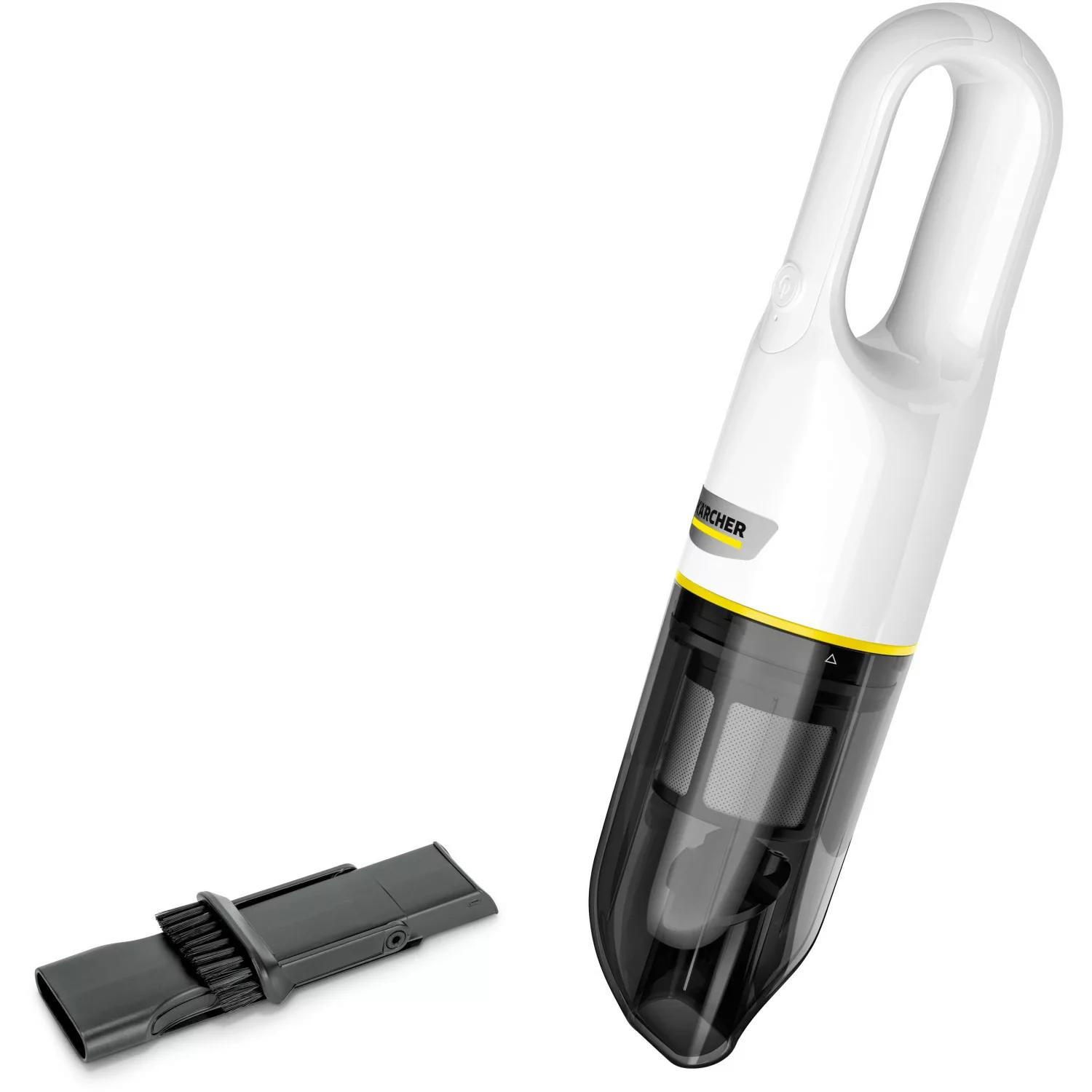 Kärcher Akku-Handstaubsauger CVH 2 mit USB-Ladegerät Weiß-Schwarz günstig online kaufen