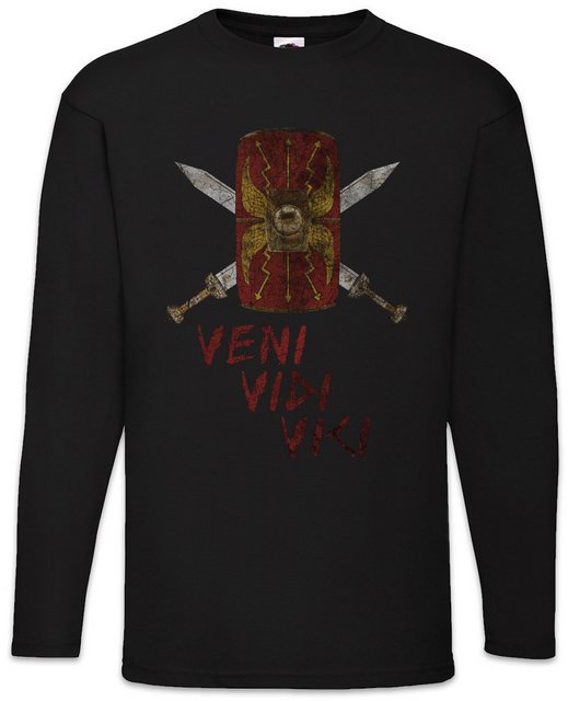 Urban Backwoods Langarmshirt Veni Vidi Vici Shield Langarm T-Shirt Rom Roma günstig online kaufen