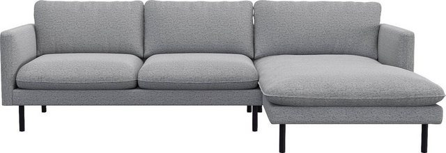 FLEXLUX Ecksofa "Bolzano", Sitzaufbau mit Kaltschaum & Stahl-Wellen, loose günstig online kaufen